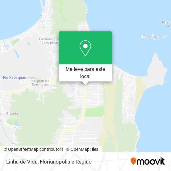 Linha de Vida mapa