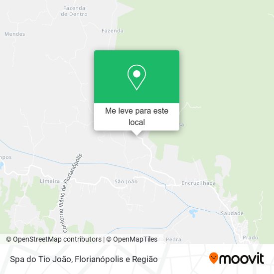Spa do Tio João mapa