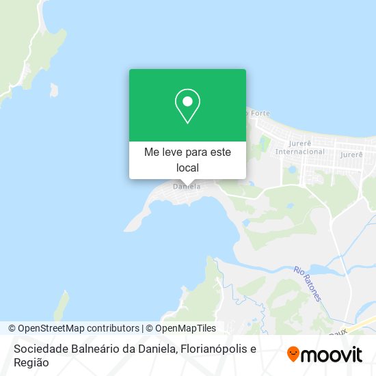 Sociedade Balneário da Daniela mapa