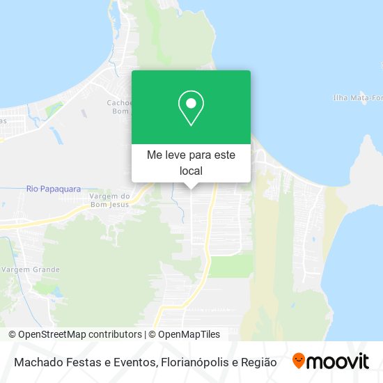 Machado Festas e Eventos mapa