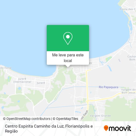 Centro Espirita Caminho da Luz mapa