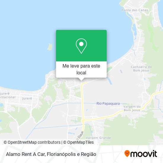 Alamo Rent A Car mapa