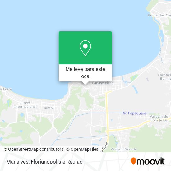 Manalves mapa