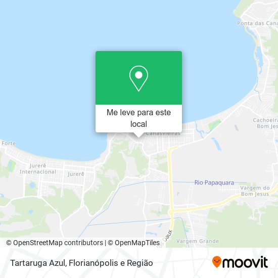 Tartaruga Azul mapa