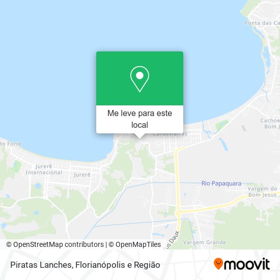 Piratas Lanches mapa