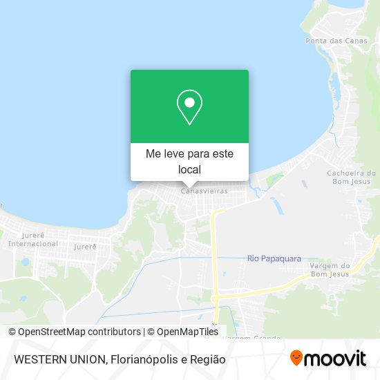 WESTERN UNION mapa