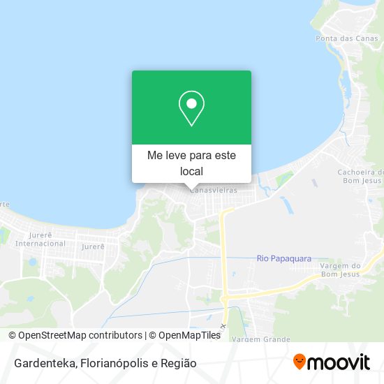 Gardenteka mapa