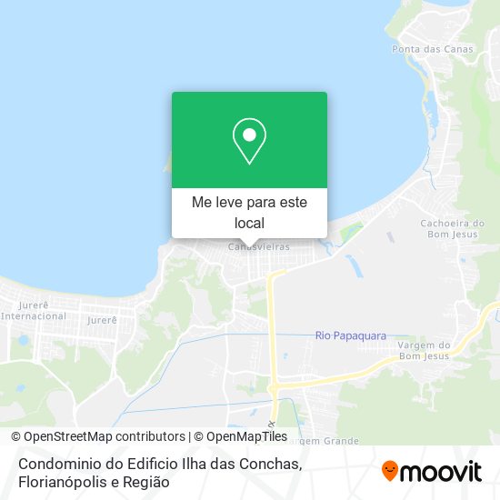 Condominio do Edificio Ilha das Conchas mapa