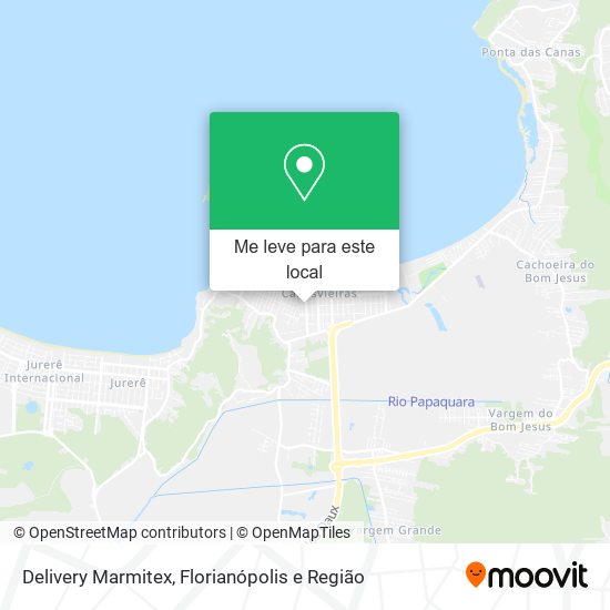 Delivery Marmitex mapa