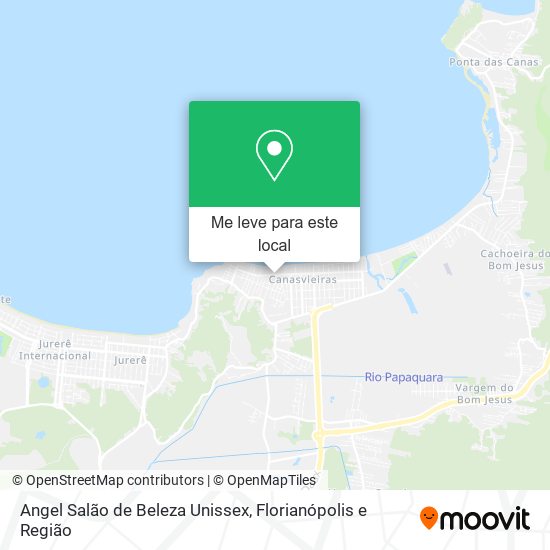 Angel Salão de Beleza Unissex mapa