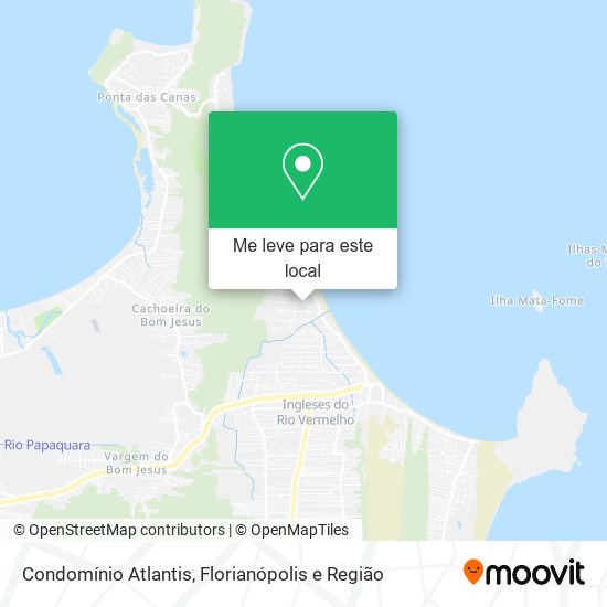 Condomínio Atlantis mapa