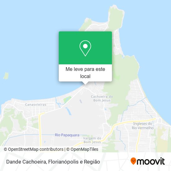 Dande Cachoeira mapa