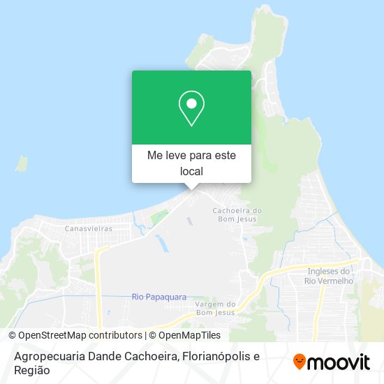 Agropecuaria Dande Cachoeira mapa