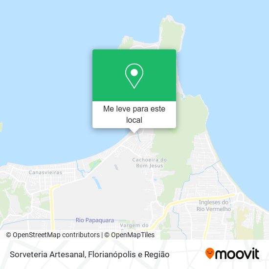Sorveteria Artesanal mapa