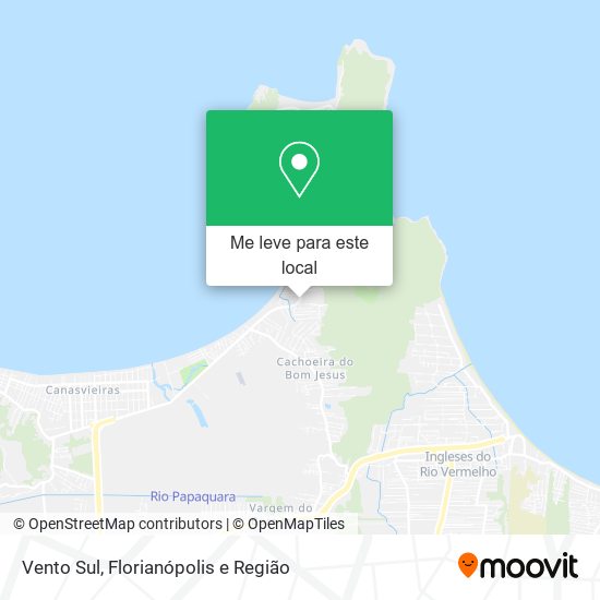 Vento Sul mapa