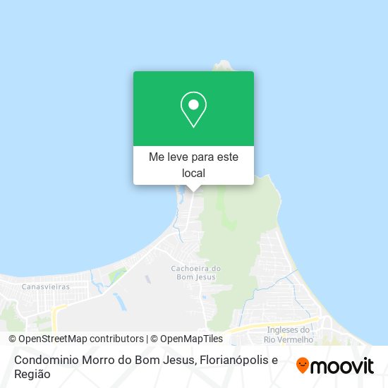 Condominio Morro do Bom Jesus mapa