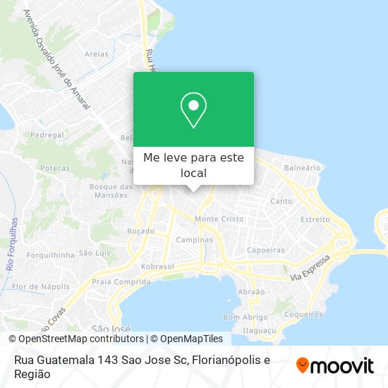 Rua Guatemala 143 Sao Jose Sc mapa