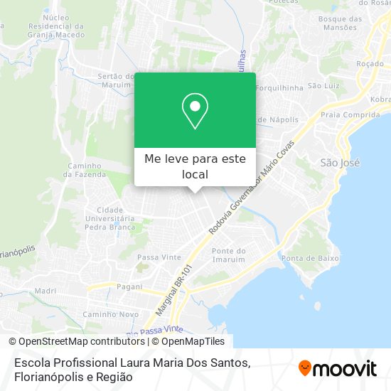 Escola Profissional Laura Maria Dos Santos mapa