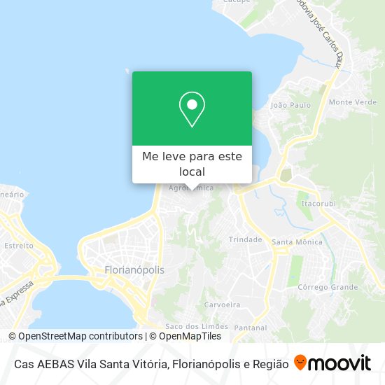 Cas AEBAS Vila Santa Vitória mapa