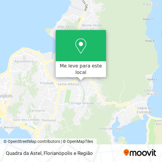 Quadra da Astel mapa