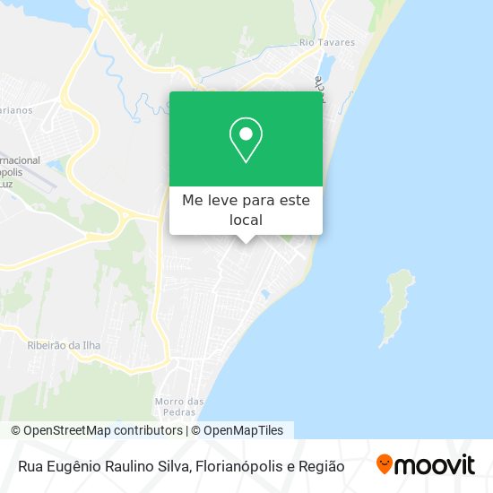 Rua Eugênio Raulino Silva mapa