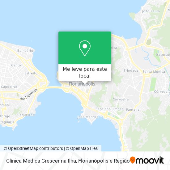 Clínica Médica Crescer na Ilha mapa