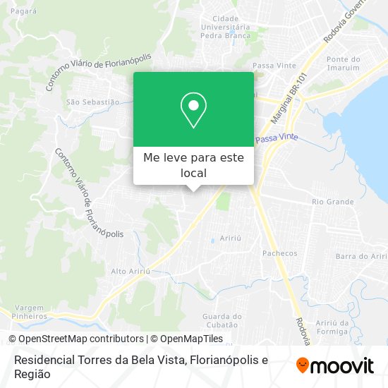 Residencial Torres da Bela Vista mapa