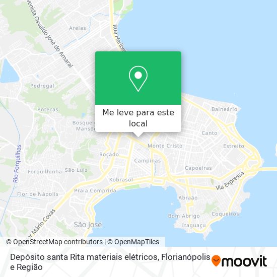 Depósito santa Rita materiais elétricos mapa