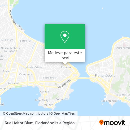Rua Heitor Blum mapa