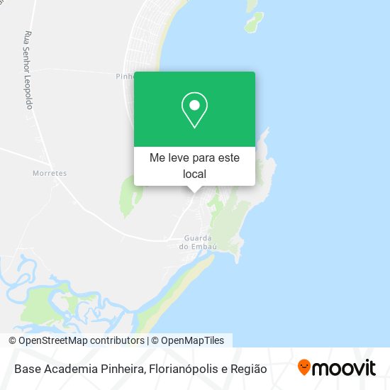 Base Academia Pinheira mapa