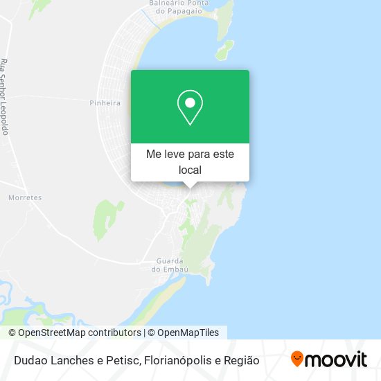 Dudao Lanches e Petisc mapa