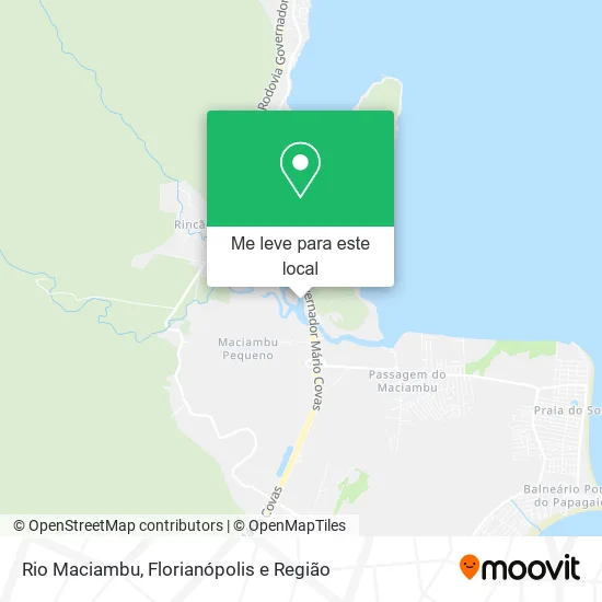 Rio Maciambu mapa