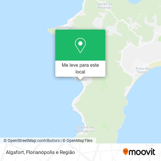 Algafort mapa