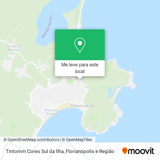 Tintomm Cores Sul da Ilha mapa