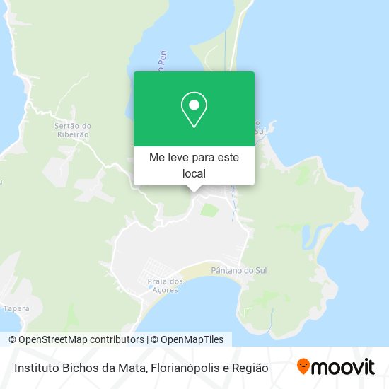 Instituto Bichos da Mata mapa