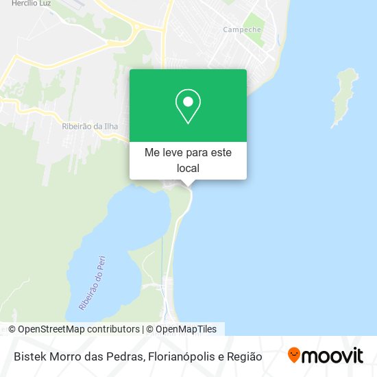 Bistek Morro das Pedras mapa