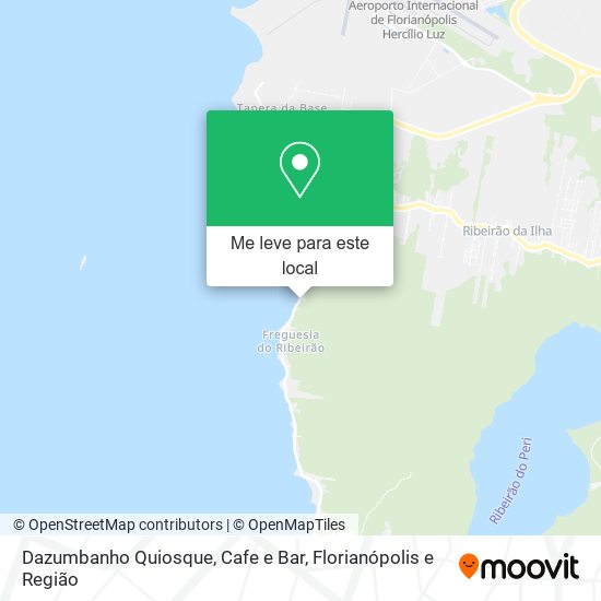 Dazumbanho Quiosque, Cafe e Bar mapa