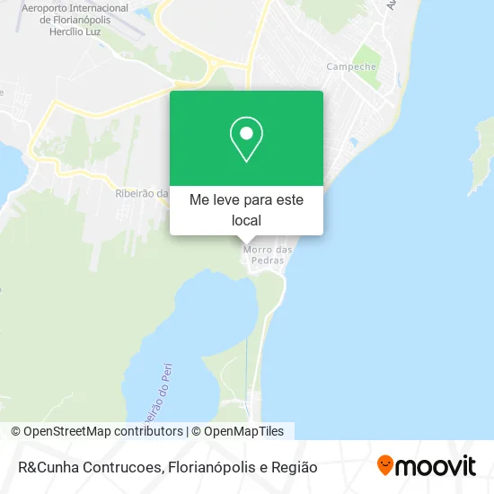 R&Cunha Contrucoes mapa