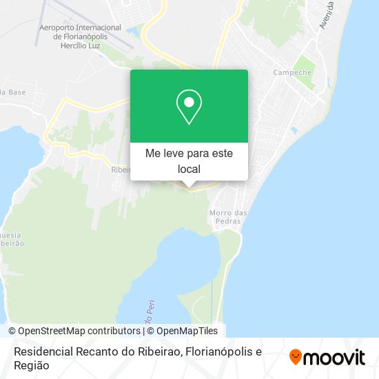 Residencial Recanto do Ribeirao mapa