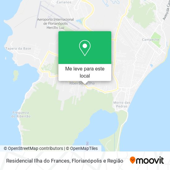 Residencial Ilha do Frances mapa