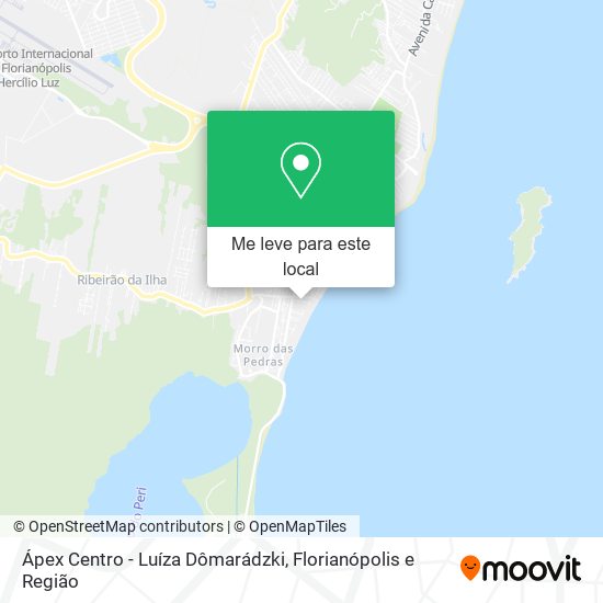 Ápex Centro - Luíza Dômarádzki mapa