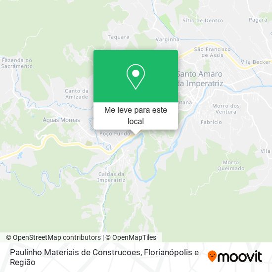 Paulinho Materiais de Construcoes mapa