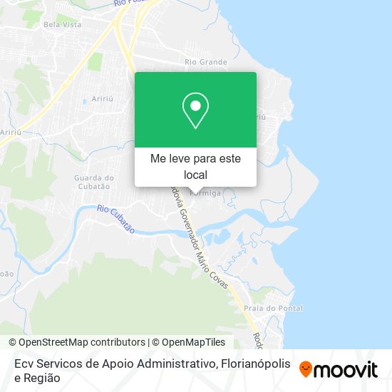 Ecv Servicos de Apoio Administrativo mapa