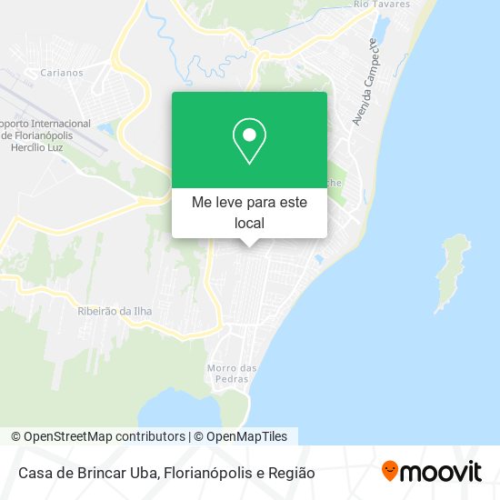 Casa de Brincar Uba mapa