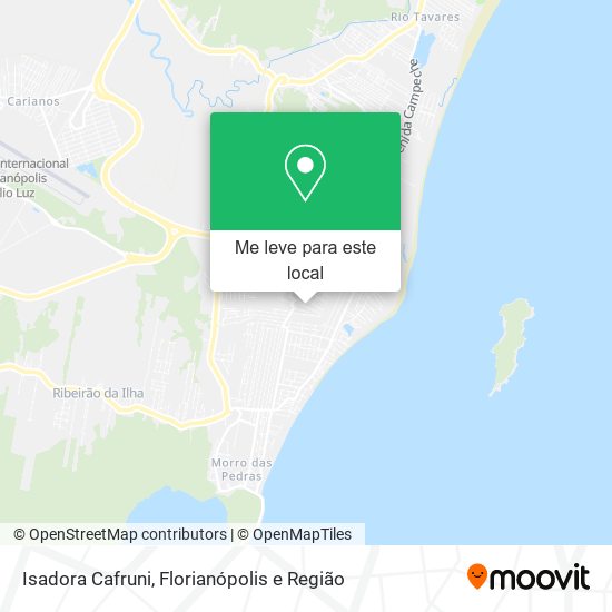 Isadora Cafruni mapa