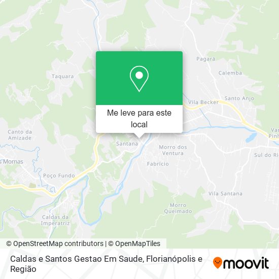 Caldas e Santos Gestao Em Saude mapa