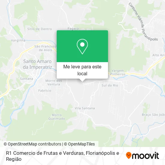 R1 Comercio de Frutas e Verduras mapa
