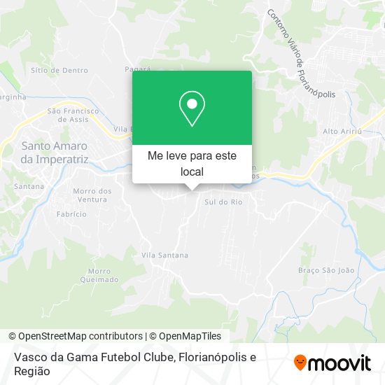Vasco da Gama Futebol Clube mapa