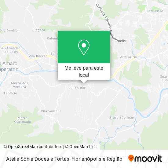 Atelie Sonia Doces e Tortas mapa