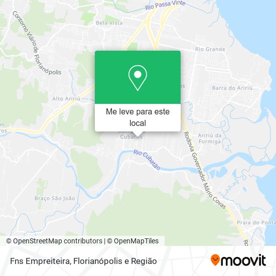 Fns Empreiteira mapa